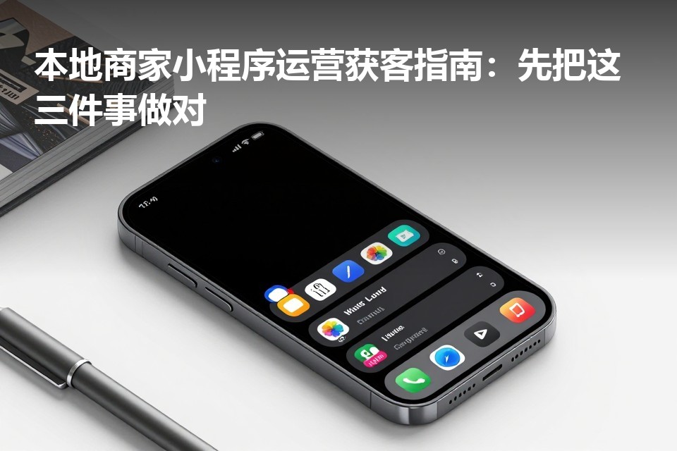 本地商家小程序运营获客指南：先把这三件事做对