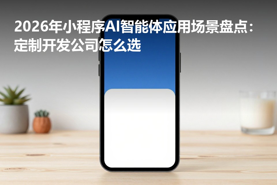 2026年小程序AI智能体应用场景盘点：定制开发公司怎么选