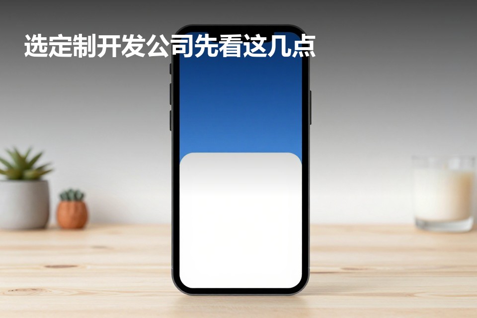选定制开发公司先看这几点