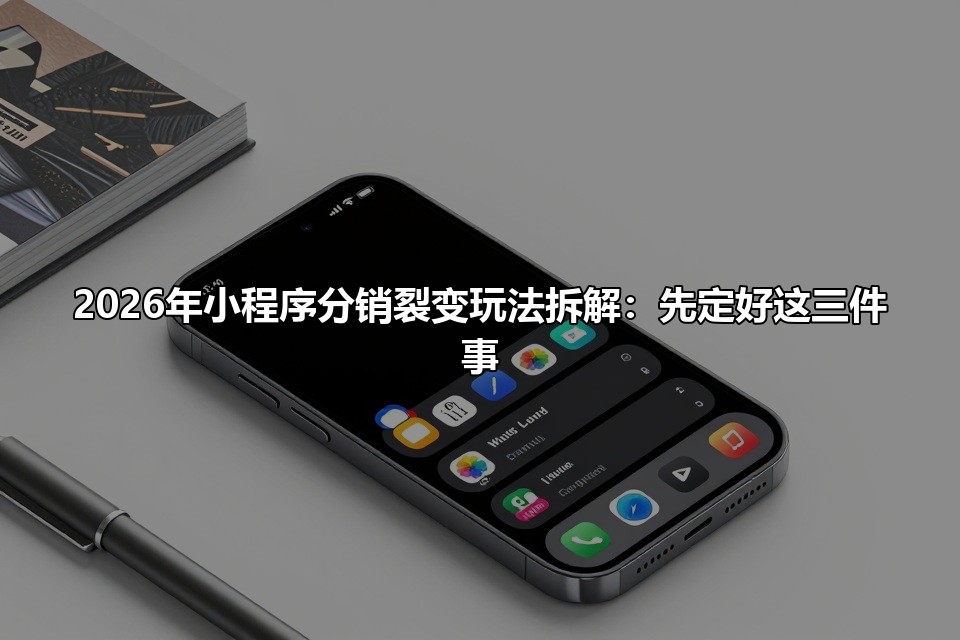 2026年小程序分销裂变玩法拆解：先定好这三件事