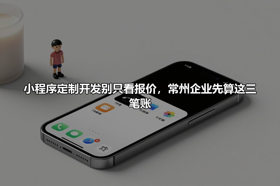 小程序定制开发别只看报价，常州企业先算这三笔账