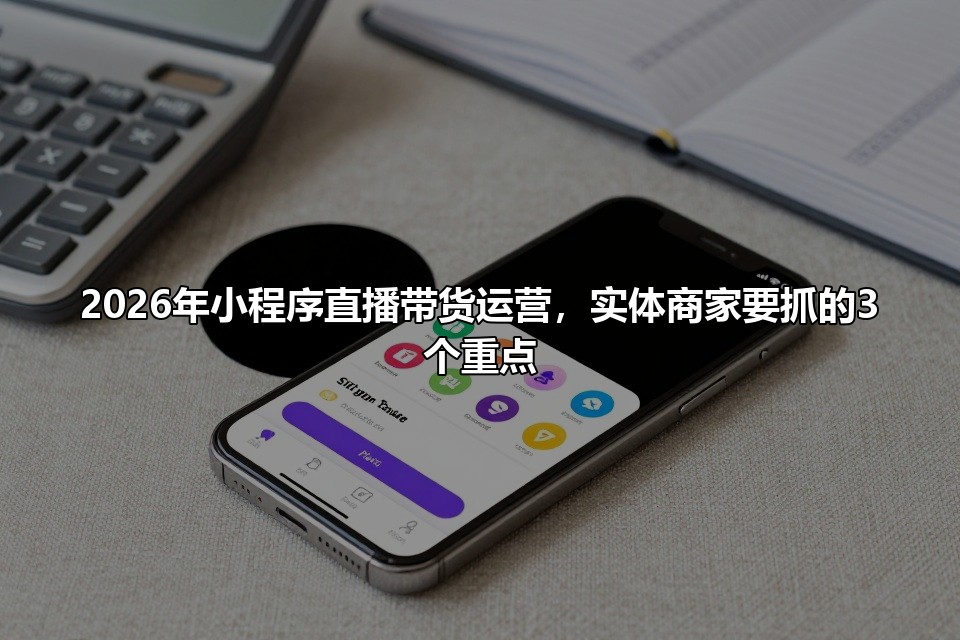 2026年小程序直播带货运营，实体商家要抓的3个重点