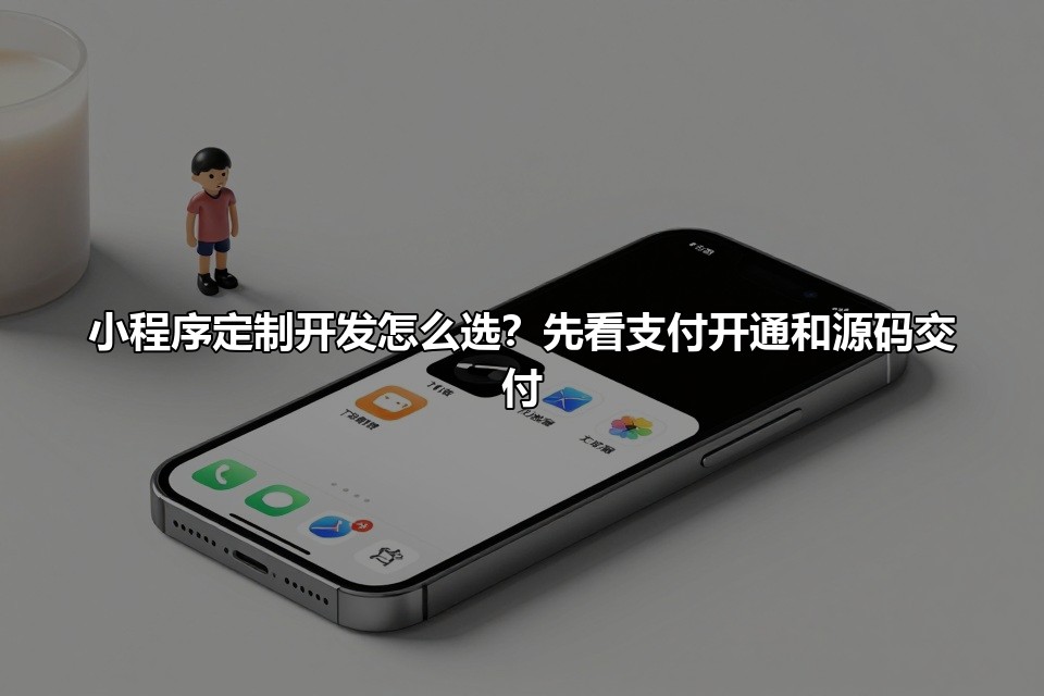 小程序定制开发怎么选？先看支付开通和源码交付