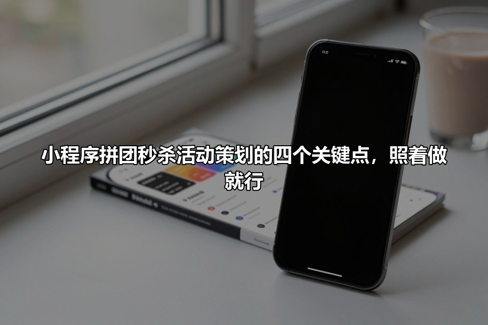小程序拼团秒杀活动策划的四个关键点，照着做就行