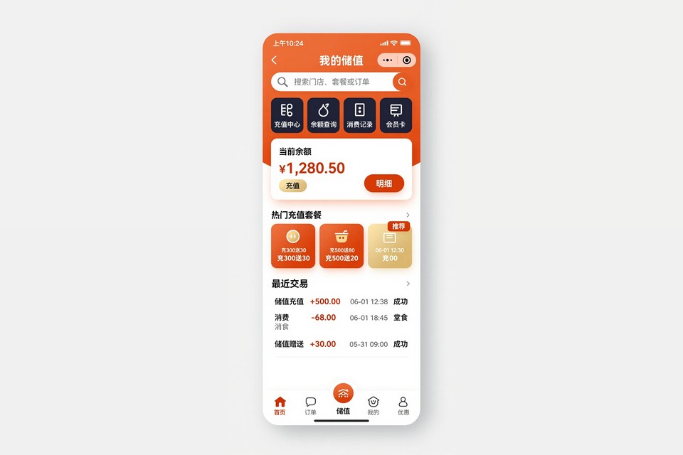 本地连锁餐饮品牌会员储值小程序开发案例：从手写台账到储值自动核销