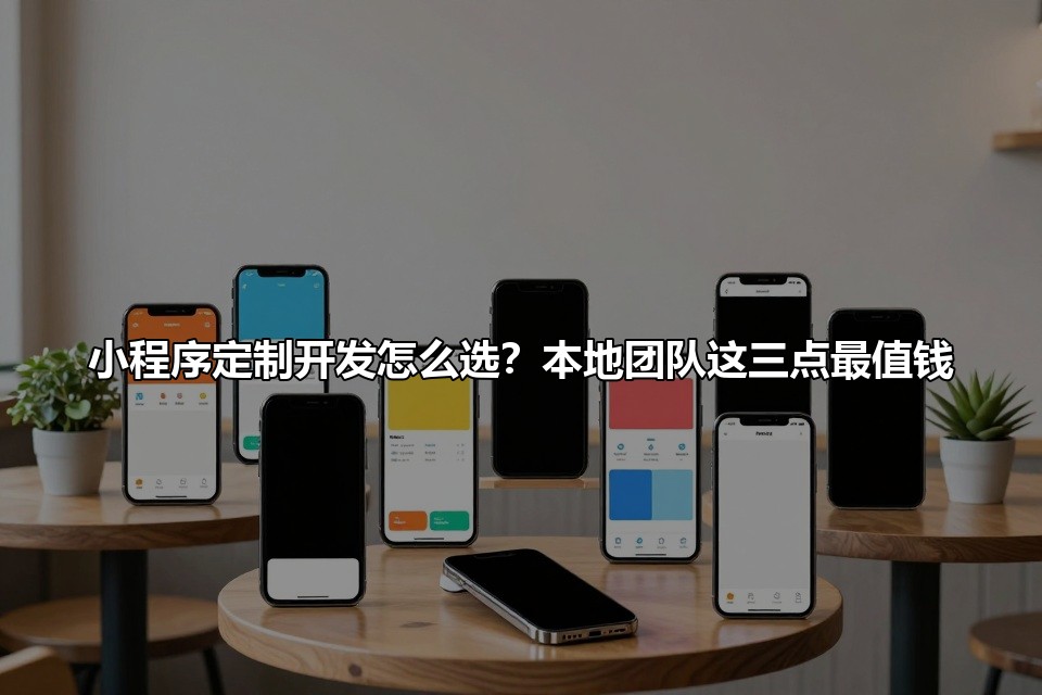 小程序定制开发怎么选？本地团队这三点最值钱