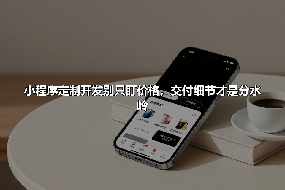 小程序定制开发别只盯价格，交付细节才是分水岭