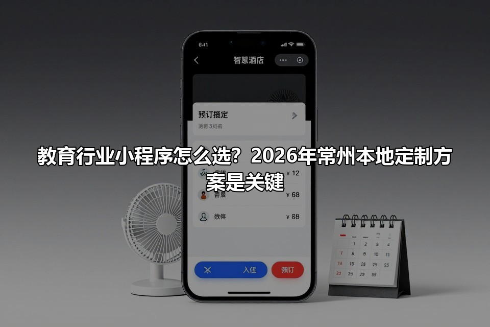 教育行业小程序怎么选？2026年常州本地定制方案是关键