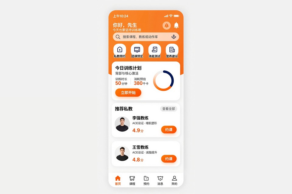连锁健身房私教预约小程序开发案例：从排班表到会员自助约课