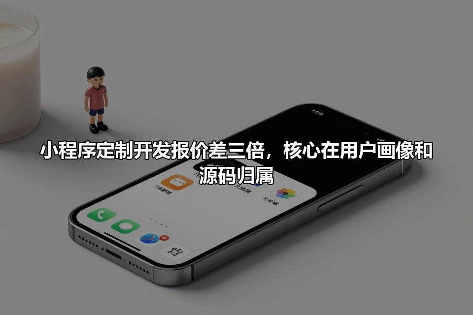 小程序定制开发报价差三倍，核心在用户画像和源码归属