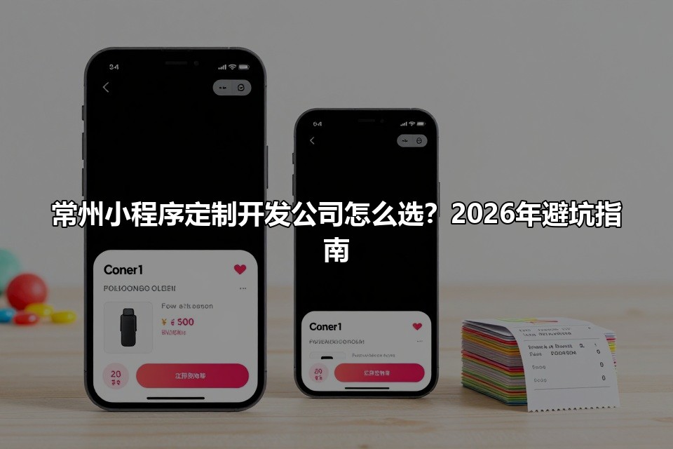 常州小程序定制开发公司怎么选？2026年避坑指南