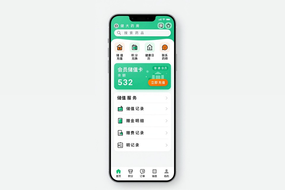 连锁药店会员储值小程序开发案例：从纸质储值卡到余额在线管理