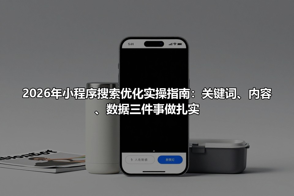 2026年小程序搜索优化实操指南：关键词、内容、数据三件事做扎实