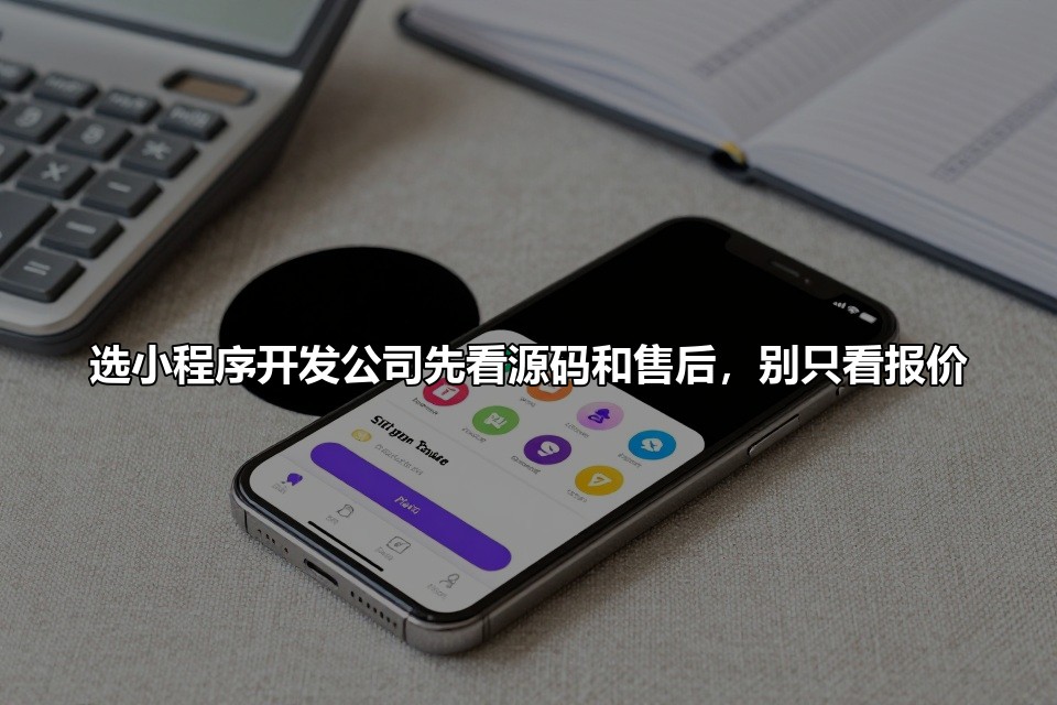 选小程序开发公司先看源码和售后，别只看报价