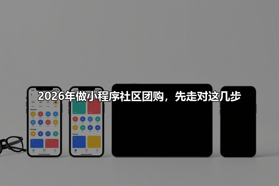 2026年做小程序社区团购，先走对这几步