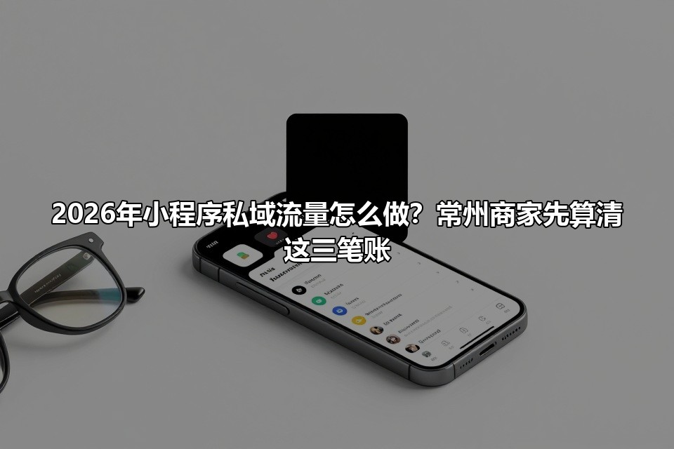 2026年小程序私域流量怎么做？常州商家先算清这三笔账