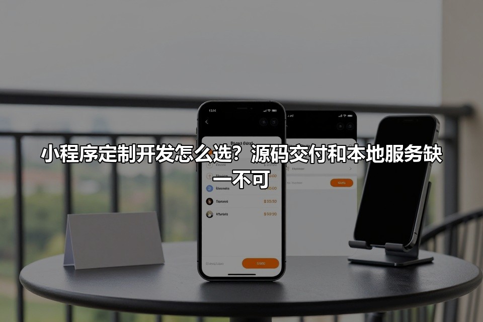 小程序定制开发怎么选？源码交付和本地服务缺一不可
