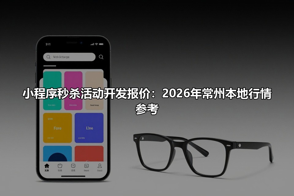 小程序秒杀活动开发报价：2026年常州本地行情参考