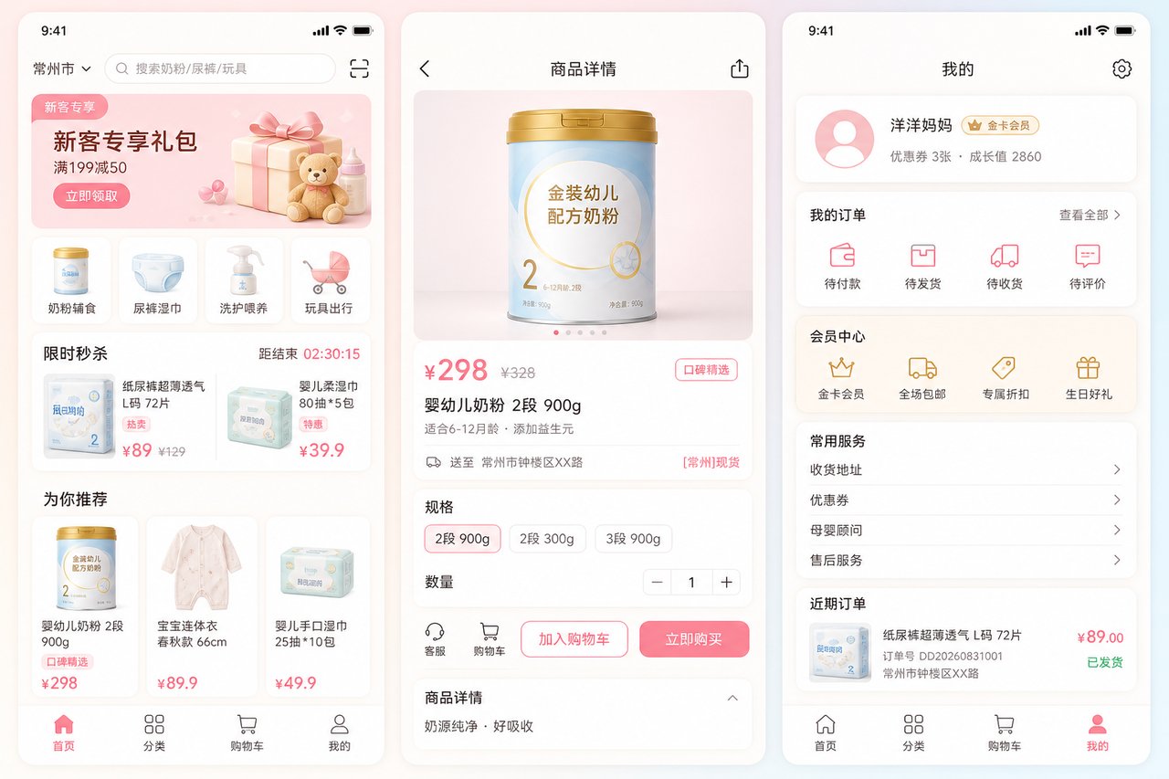 母婴用品店小程序开发案例：从微信群接龙到订单自动汇总