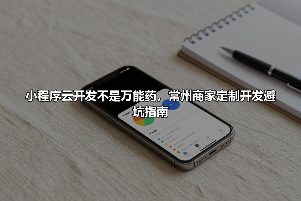 小程序云开发不是万能药，常州商家定制开发避坑指南