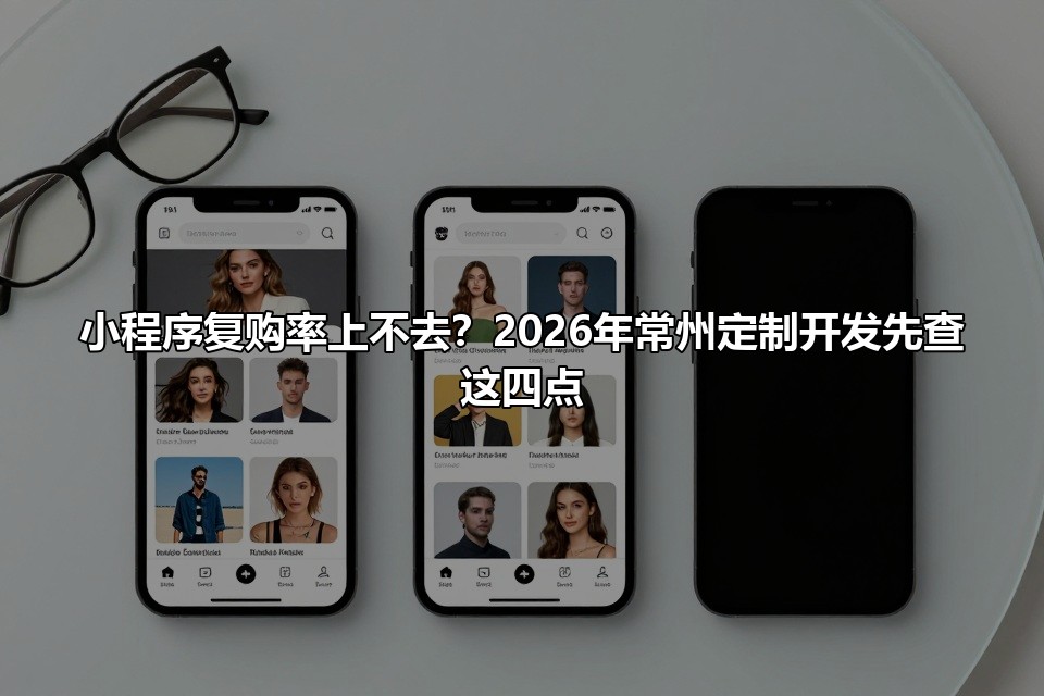 小程序复购率上不去？2026年常州定制开发先查这四点