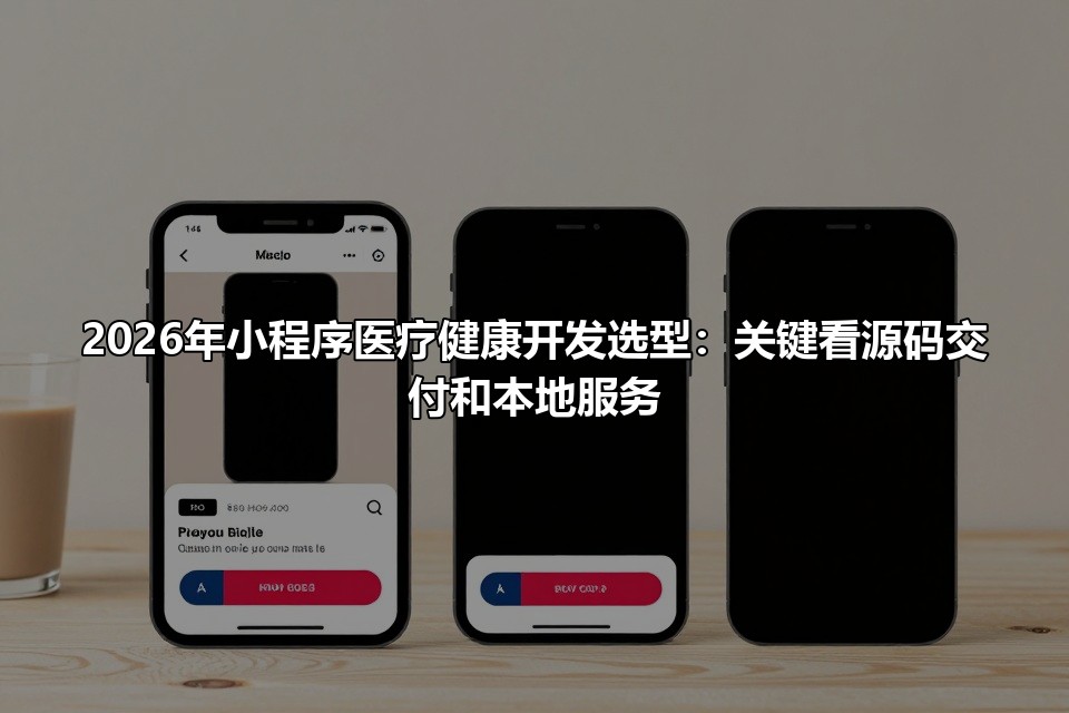 2026年小程序医疗健康开发选型：关键看源码交付和本地服务