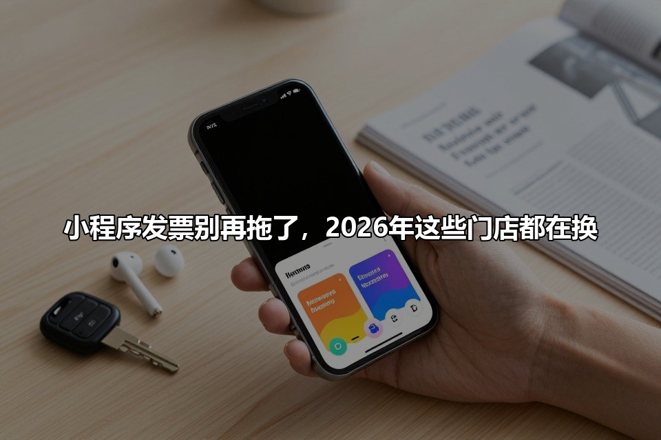 小程序发票别再拖了，2026年这些门店都在换