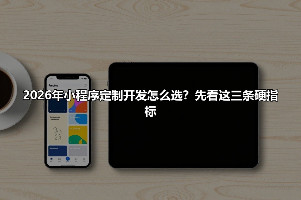 2026年小程序定制开发怎么选？先看这三条硬指标