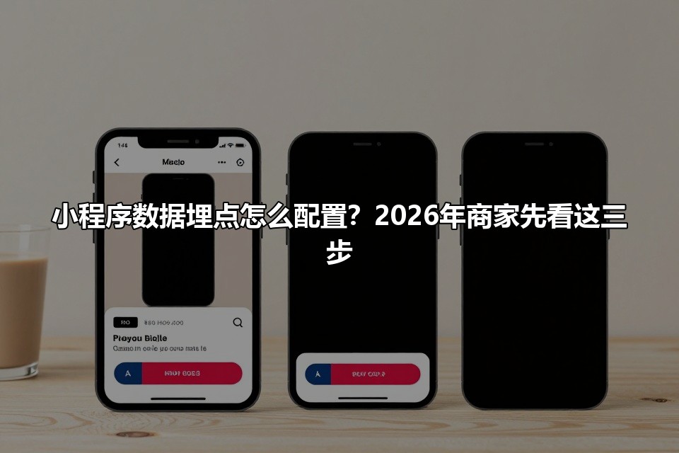 小程序数据埋点怎么配置？2026年商家先看这三步