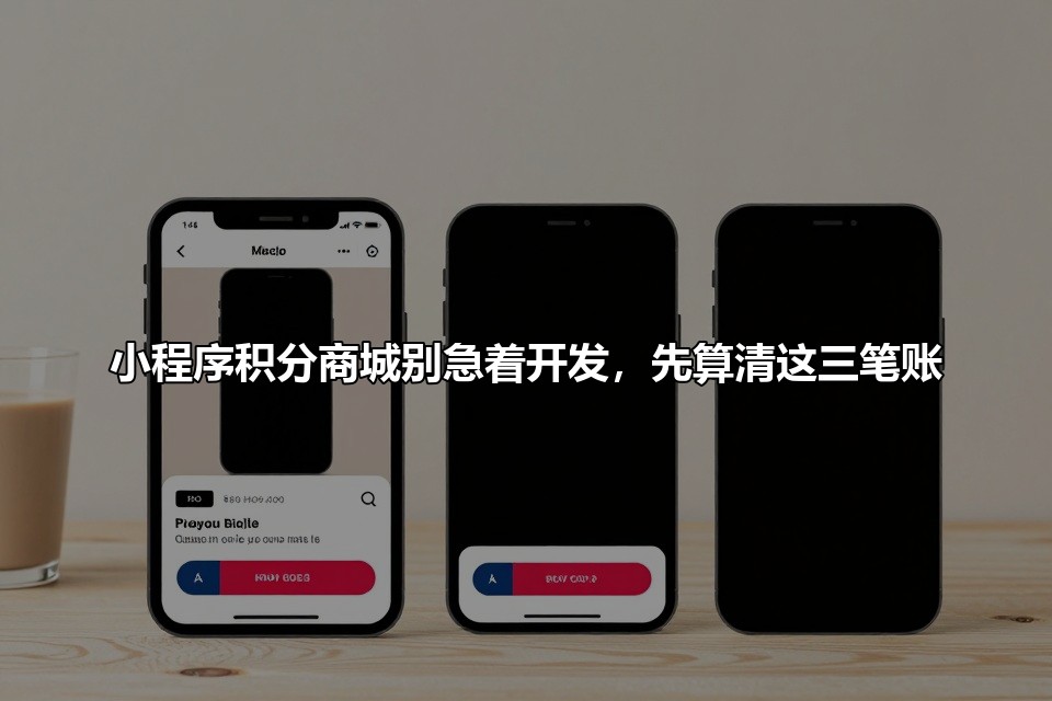 小程序积分商城别急着开发，先算清这三笔账