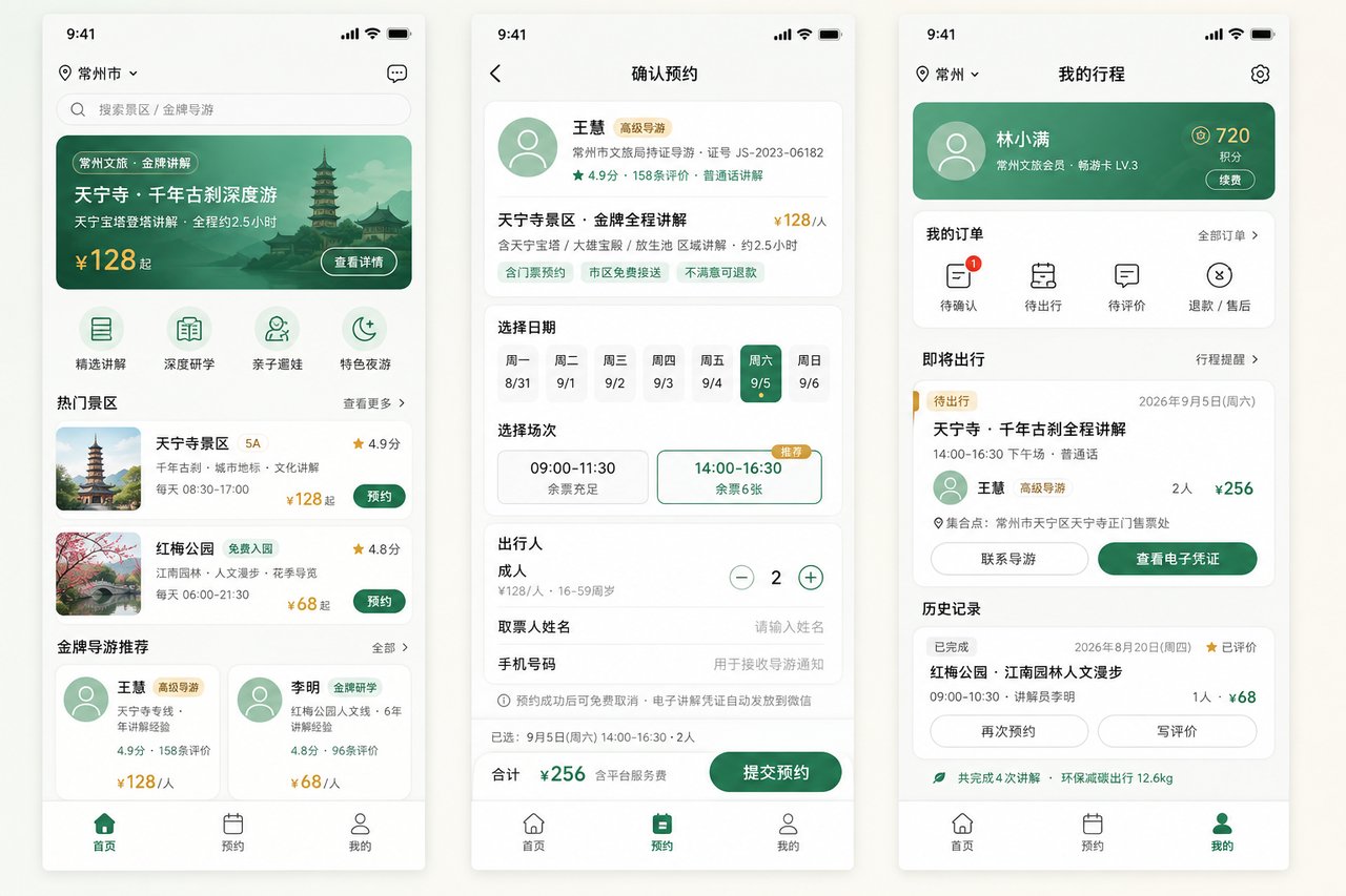 景区导游预约小程序开发案例：从游客中心排队到线上按时段约导游