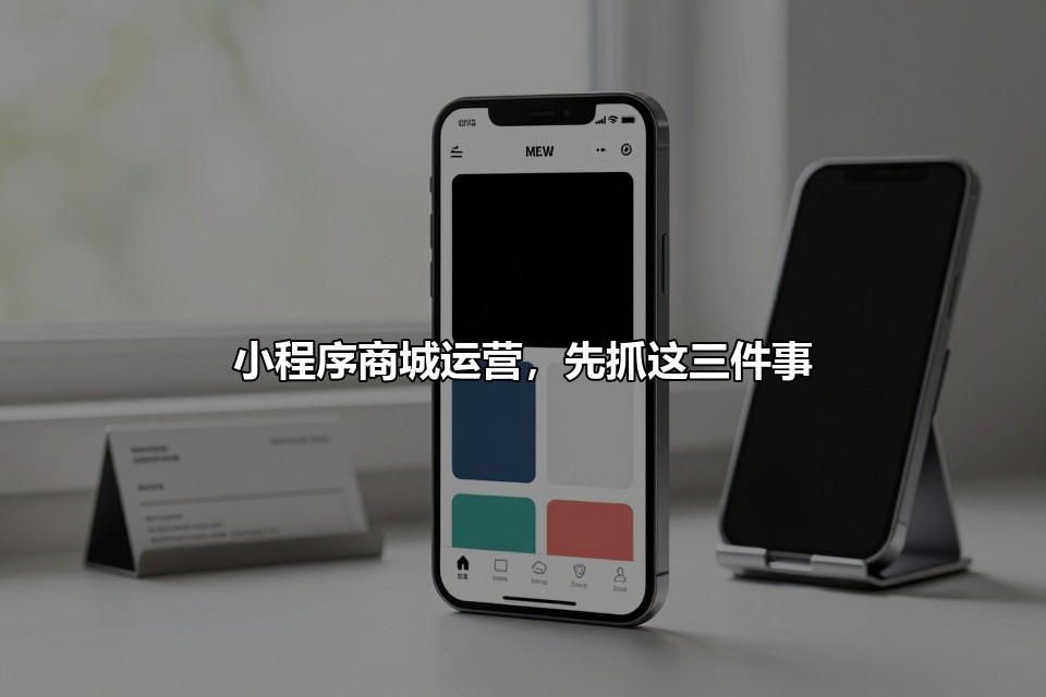 小程序商城运营，先抓这三件事