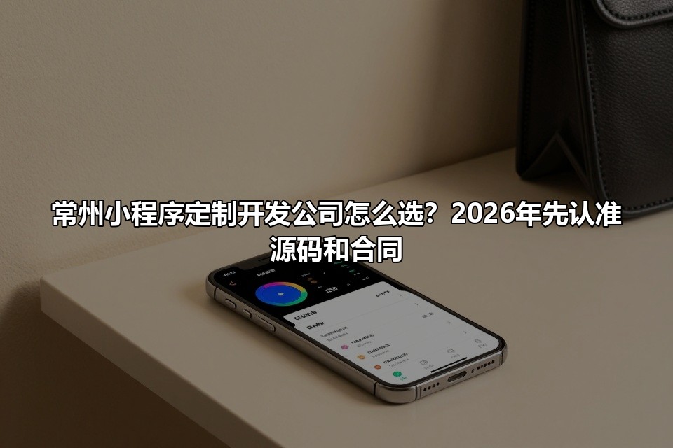 常州小程序定制开发公司怎么选？2026年先认准源码和合同