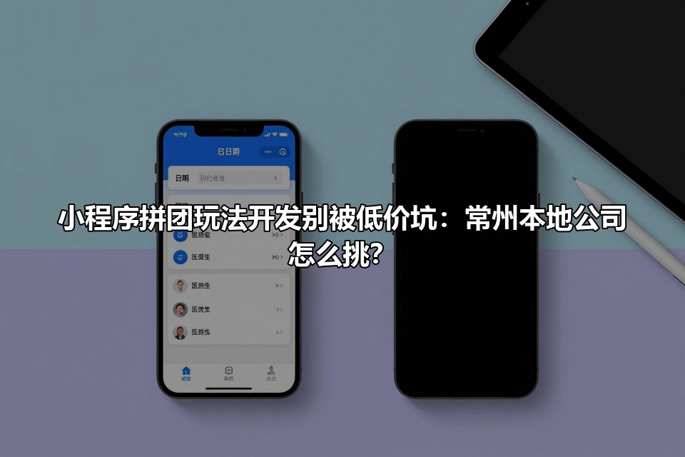 小程序拼团玩法开发别被低价坑：常州本地公司怎么挑？