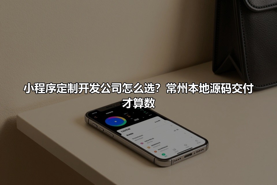 小程序定制开发公司怎么选？常州本地源码交付才算数