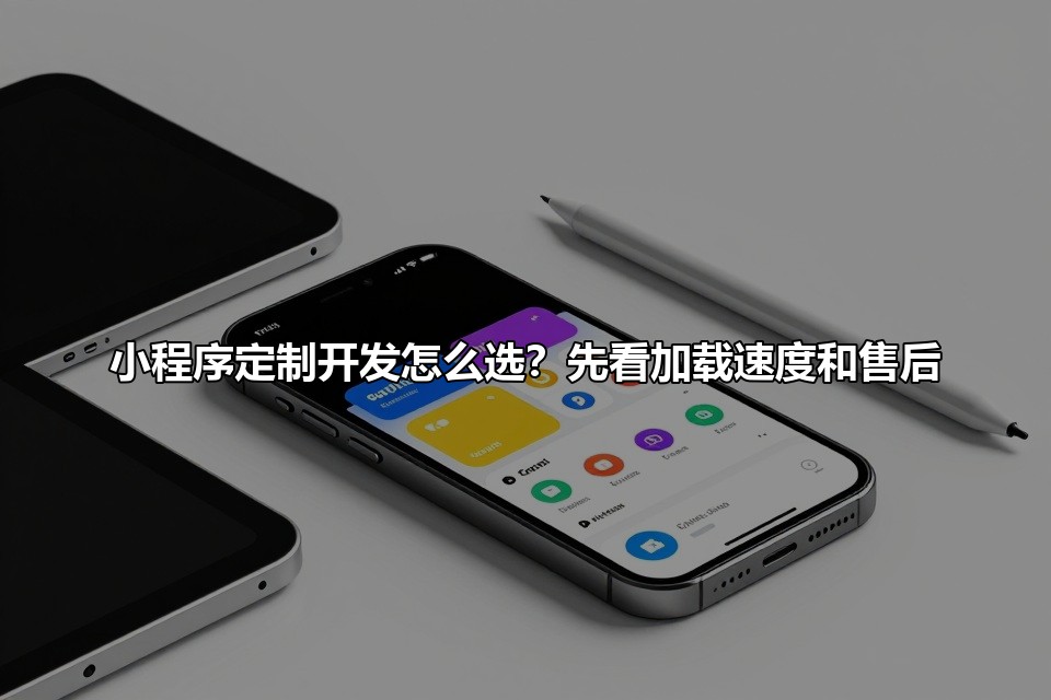 小程序定制开发怎么选？先看加载速度和售后