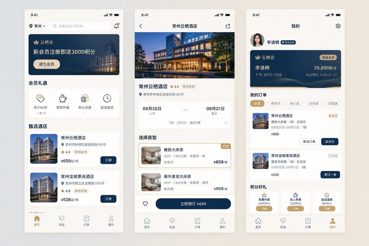 连锁酒店会员小程序开发案例：从纸质登记本到会员自助查余额