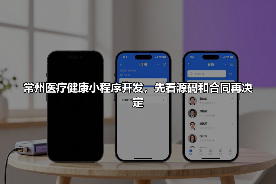 常州医疗健康小程序开发，先看源码和合同再决定
