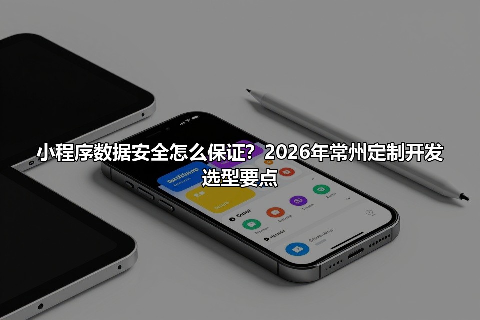 小程序数据安全怎么保证？2026年常州定制开发选型要点