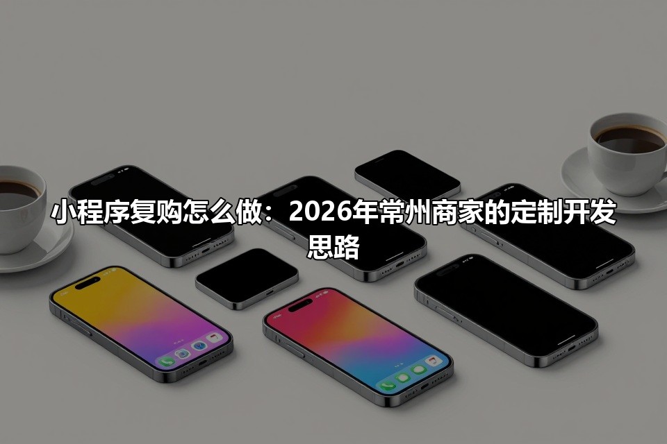 小程序复购怎么做：2026年常州商家的定制开发思路