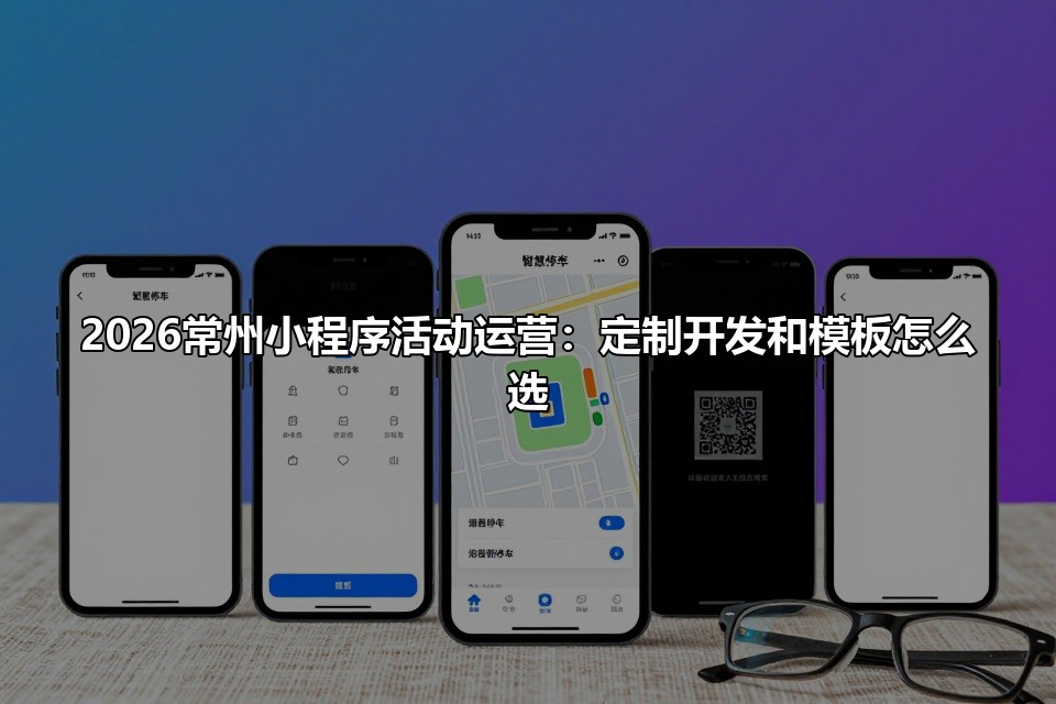 2026常州小程序活动运营：定制开发和模板怎么选