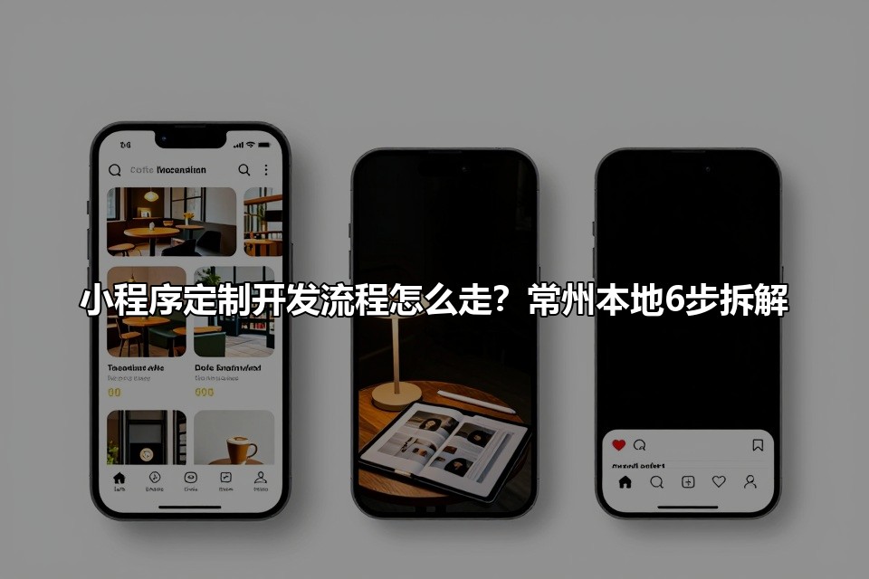 小程序定制开发流程怎么走？常州本地6步拆解
