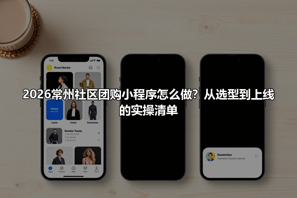 2026常州社区团购小程序怎么做？从选型到上线的实操清单