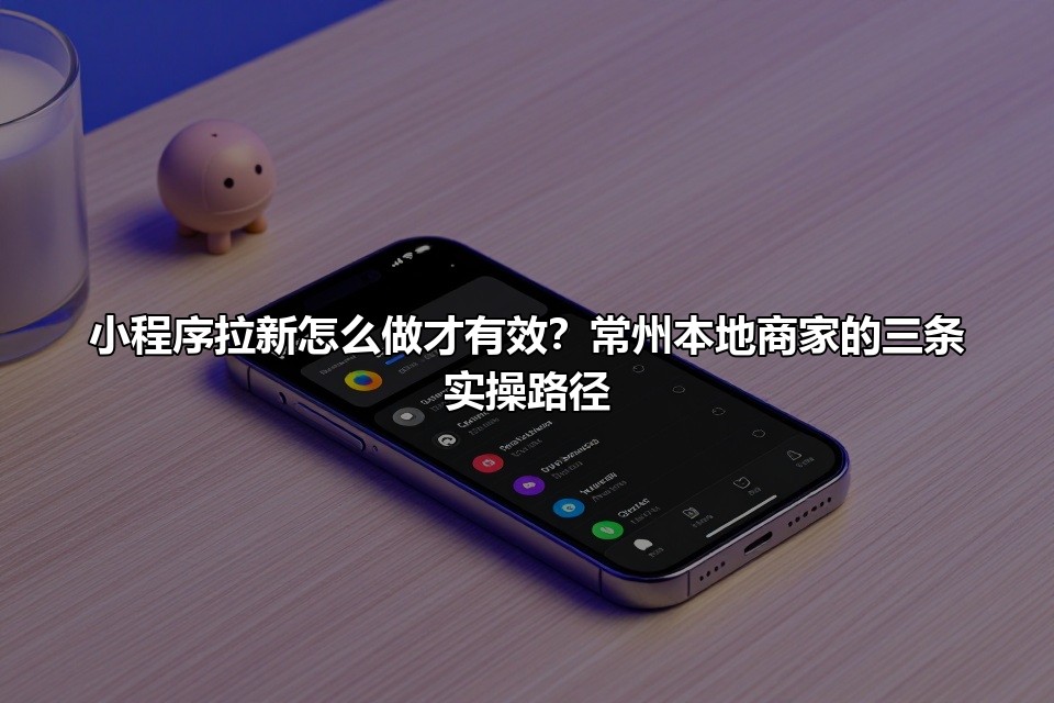 小程序拉新怎么做才有效？常州本地商家的三条实操路径