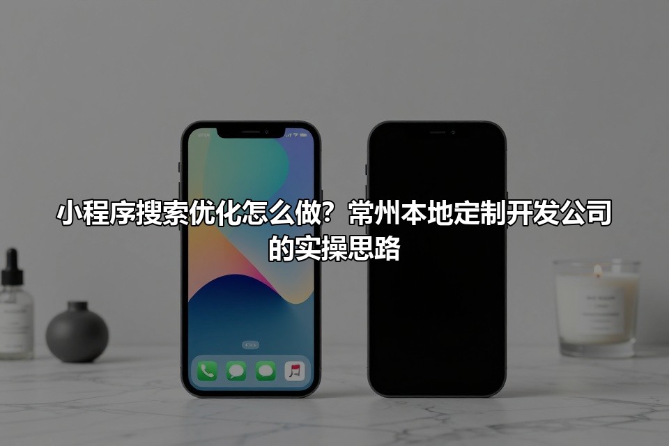小程序搜索优化怎么做？常州本地定制开发公司的实操思路