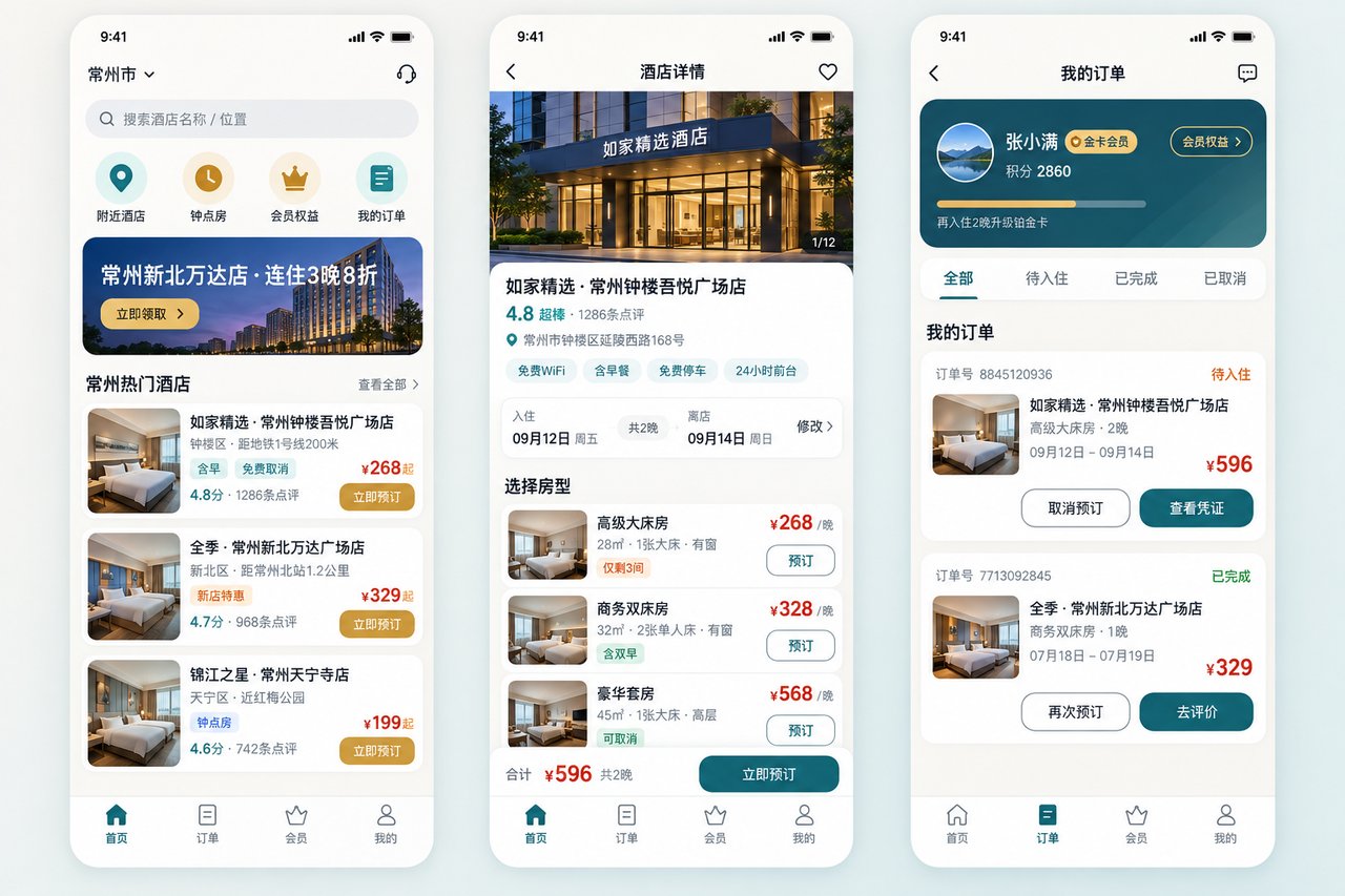 连锁酒店预订小程序开发案例：从电话订房到房态实时同步