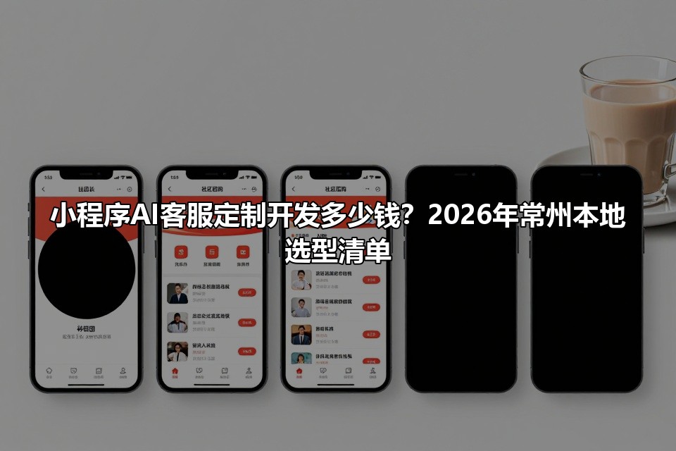 小程序AI客服定制开发多少钱？2026年常州本地选型清单