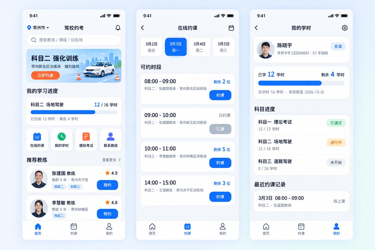 驾校约考小程序开发案例：从微信群接龙到线上自主约考