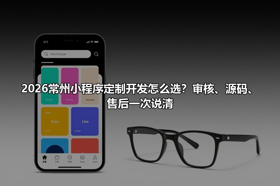 2026常州小程序定制开发怎么选？审核、源码、售后一次说清
