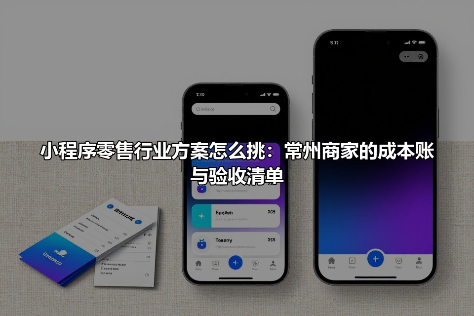 小程序零售行业方案怎么挑：常州商家的成本账与验收清单
